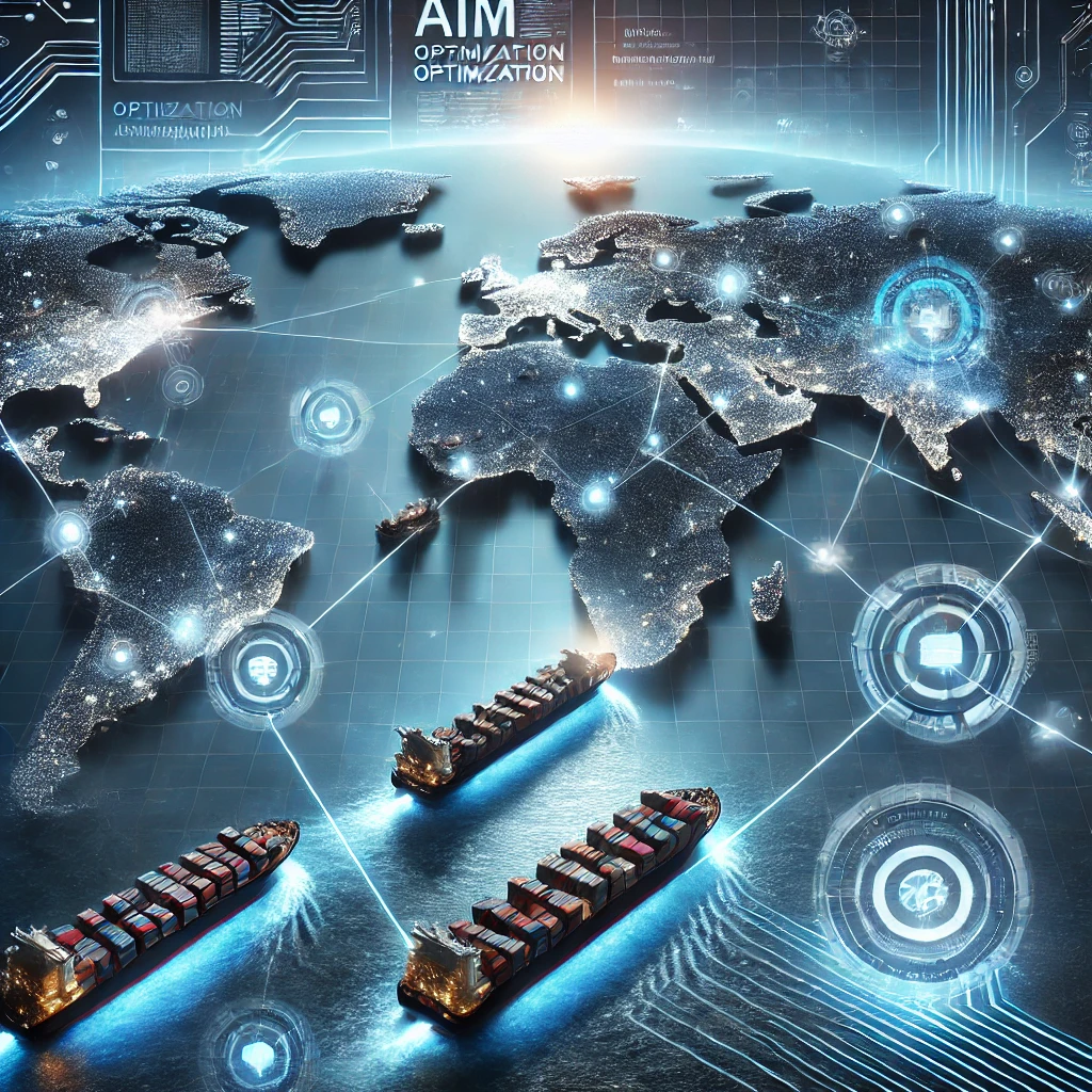 Conceptual representation of AI logistics